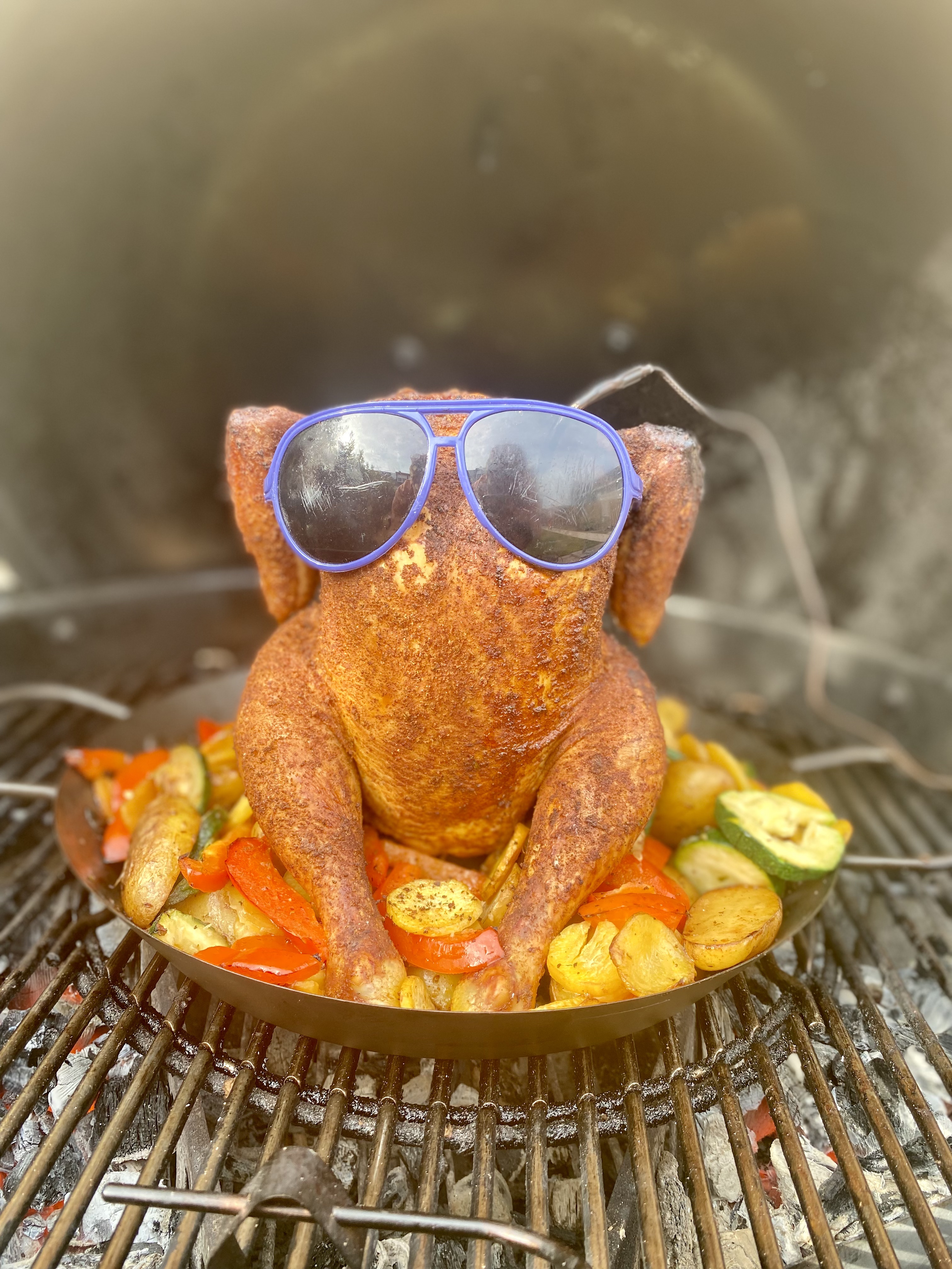 Beer can chicken