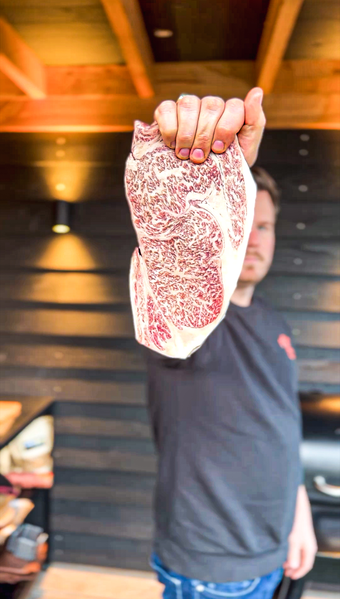 Wagyu A5 van de barbecue