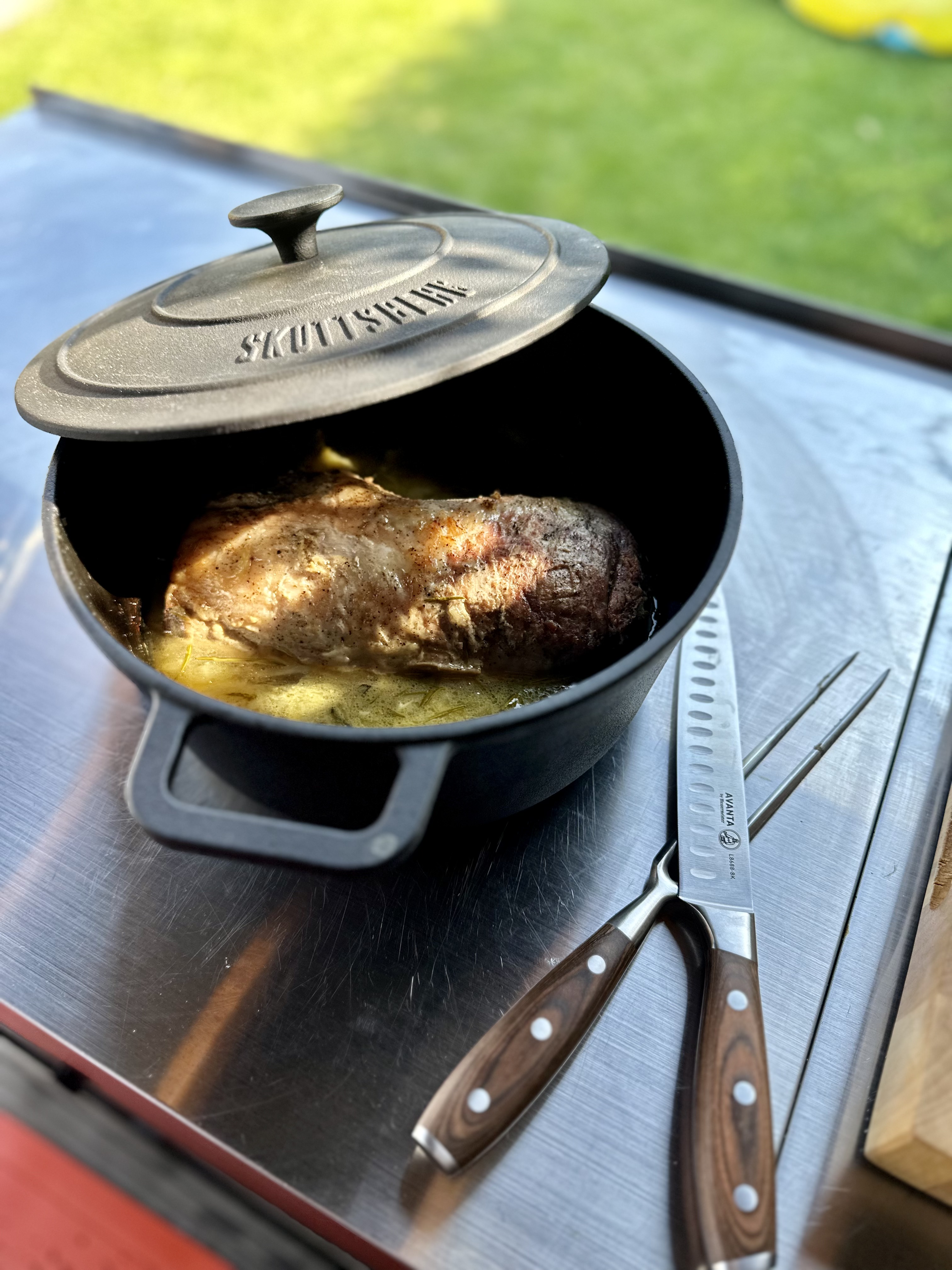 Varkensfilet van de BBQ